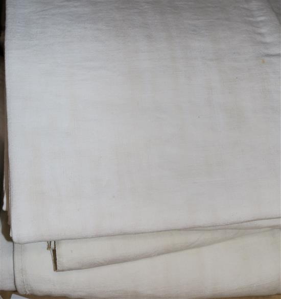 Six linen sheets